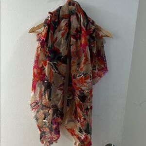 Madewell - Floral Wool Multicolor Scarf